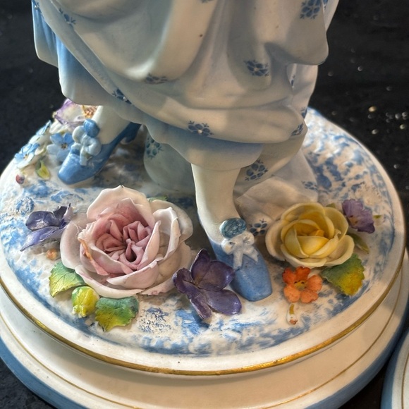 Antique French Bisque Figurines – 16” Pair of Elegant Man and Woman - Picture 14 of 15